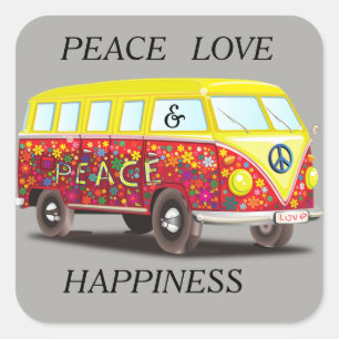 Sticker Carré VWBus