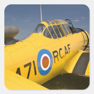 Sticker Carré WA, Arlington, Arlington Fly-in, Seconde Guerre mo