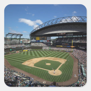 Sticker Carré WA, Seattle, Safeco Field, baseball des Mariners
