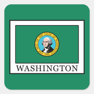 Sticker Carré Washington