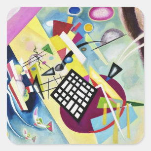 Sticker Carré Wassily Kandinsky