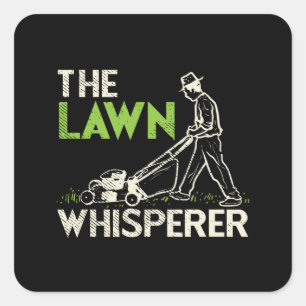 Sticker Carré Whisperer de la pelouse