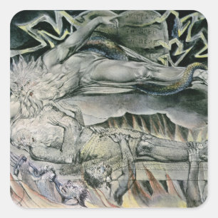 Sticker Carré William Blake (homonymie)   Illustrations of the B