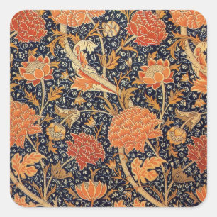 Sticker Carré William Morris Cray Fond d'écran Motif