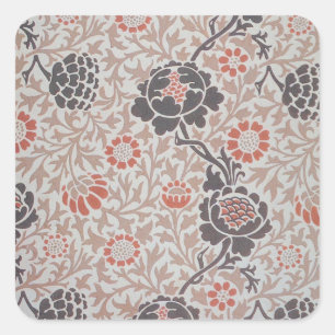 Sticker Carré William Morris Grafton Botanic Art Design