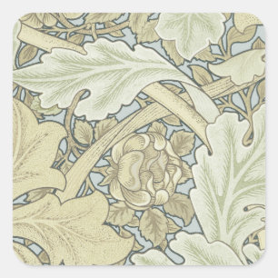 Sticker Carré William Morris St James Acanthus Fond d'écran