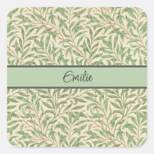 Sticker Carré William Morris Willow Bough Garden Flower Classic