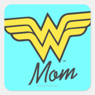 Sticker Carré Wonder Mom Classic