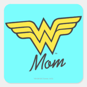 Sticker Carré Wonder Mom Classic