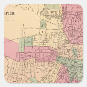 Sticker Carré Worcester