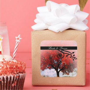 Sticker Carré Y'a de l'amour dans l'air ...