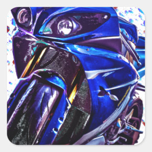 Sticker Carré Yamaha YZF R1 Imprimer