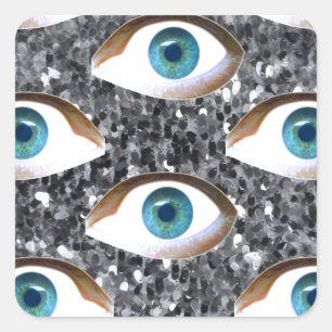 Sticker Carré yeux séchés