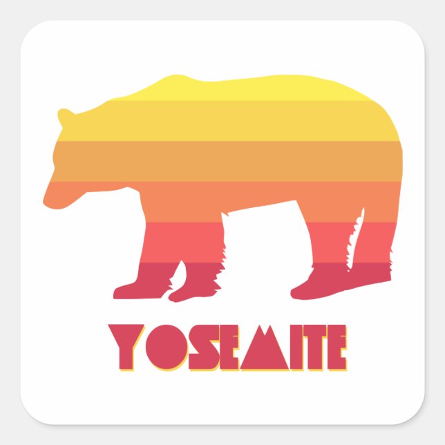 Sticker Carré Yosemite (Devant)