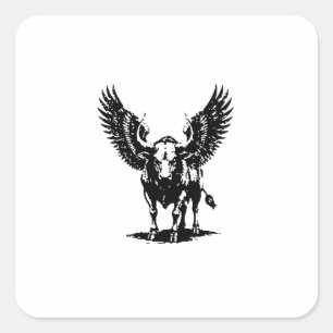 Sticker Carré Zagan Déchaîné
