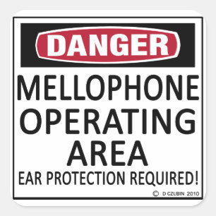 Sticker Carré Zone d'exploitation du microphone