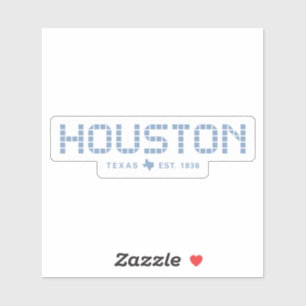 Sticker Carrelage Houston, Carrelage bleu, Houston Texas