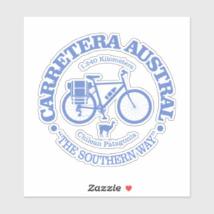 Sticker Carretera Austral (cyclisme)