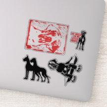 Sticker Carsticker Große Dane Collection