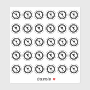 Sticker Carte de table de mariage sans alcool Mini choix d