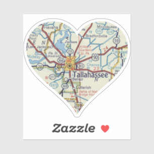 Sticker Carte de Tallahassee
