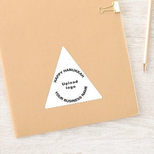 Sticker Carte de vœux d'affaires pour Hanukka sur vinyle e