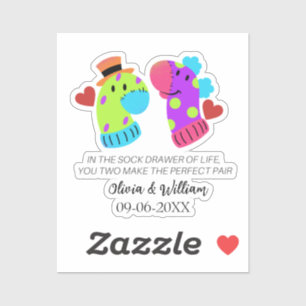 Sticker Carte Mariage amusante, Carte Couples, Fiançailles
