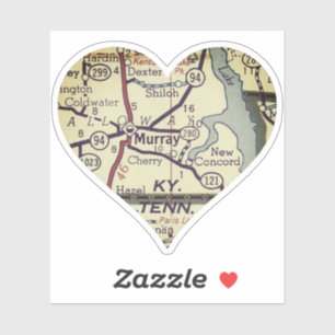 Sticker Carte Old Murray KY