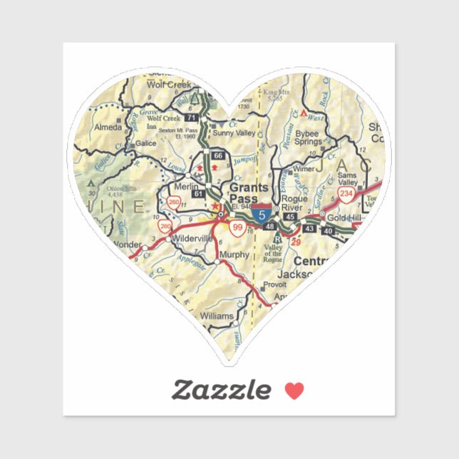 Sticker Carte ou carte des subventions (Feuille)