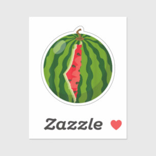 Sticker Carte Palestine Watermelon Arabe Calligraphie