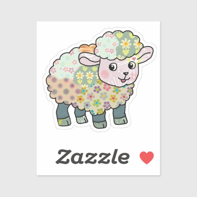Sticker Carte postale (Feuille)
