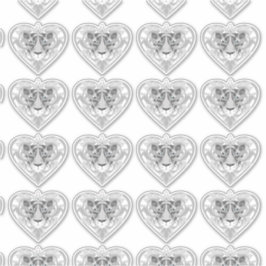Sticker Cartes de contour Love Lioness Locket (feuille)