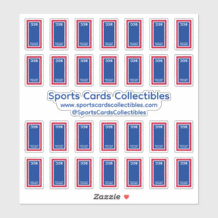 Sticker Cartes de sport Objets de collection Marque de cha