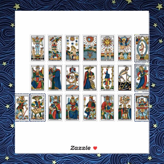 Sticker Cartes Tarot vintages (Créateur téléchargé)