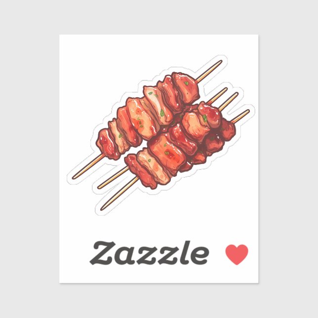 Sticker Cartoon meat (Feuille)