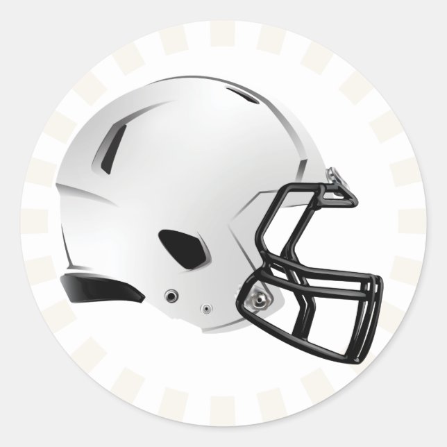 Sticker casque de football Imaginaire (6 chiffres) (Devant)
