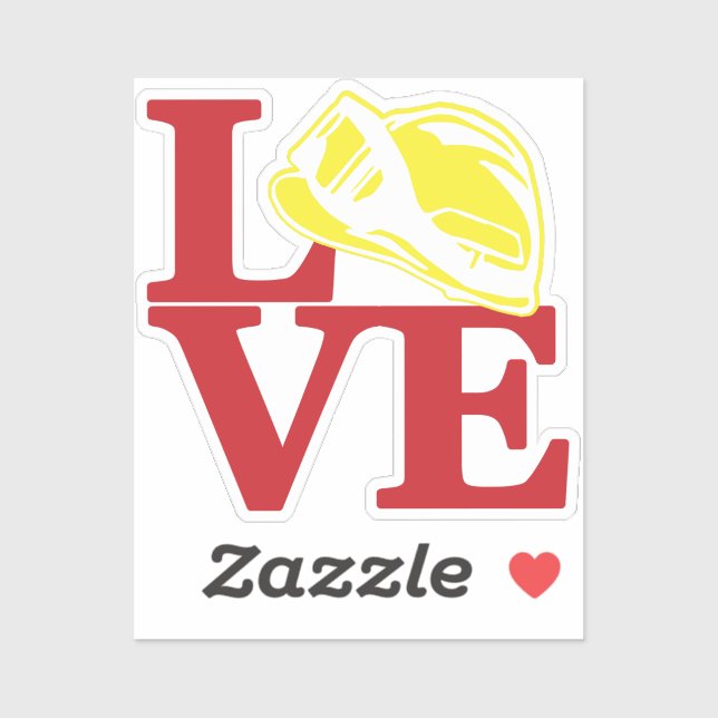 Sticker Casque sauvage FIRE LOVE [FL10] (Feuille)