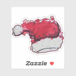 Sticker Casquette de Noël