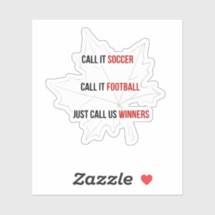 Sticker Casquette des Gagnants de Football Soccer Canada 2