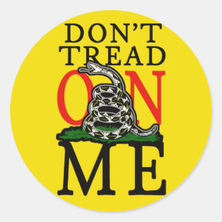 Sticker Casquette d'étendue, Gadsden, Style 1