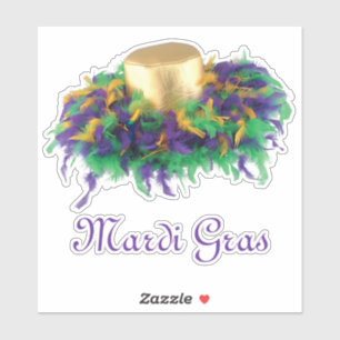 Sticker Casquette Mardi Gras