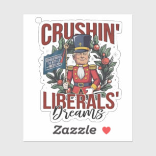 Sticker Casse les rêves des libéraux Casse-Noisette Noël T