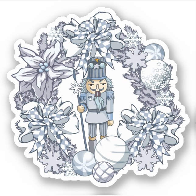 Sticker Casse-noisette blanche (Devant)