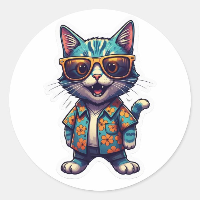 Sticker cat (Devant)