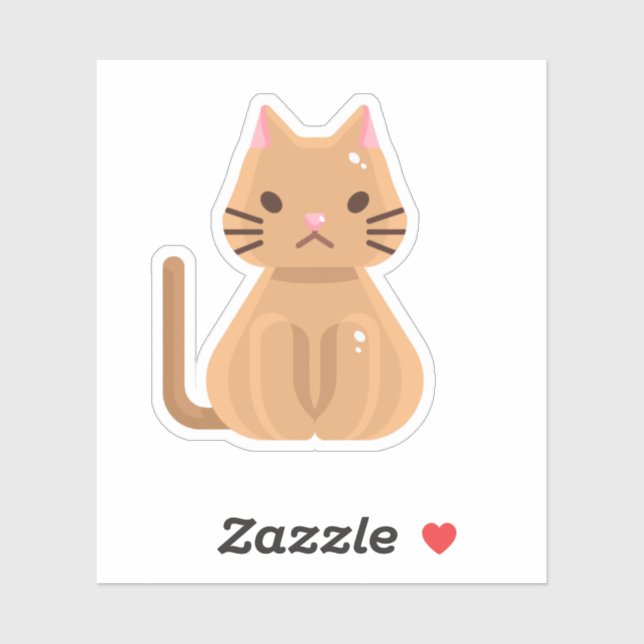 Sticker Cat (Feuille)