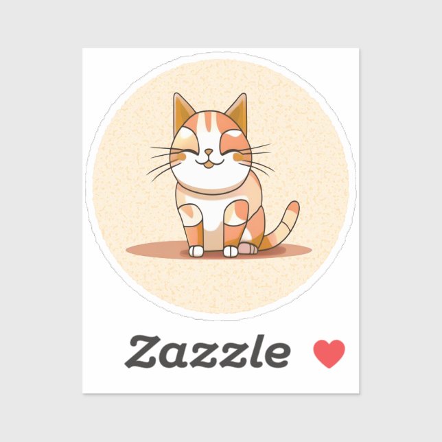Sticker cat (Feuille)