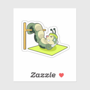 Sticker Caterpillar ABS Workout Fitness