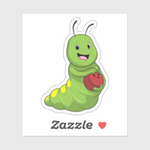 Sticker Caterpillar au Bowling avec Bowling ball