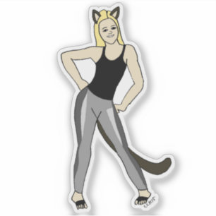 Sticker catgirl