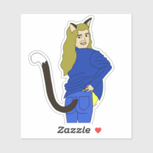 Sticker catgirl